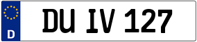 Truck License Plate